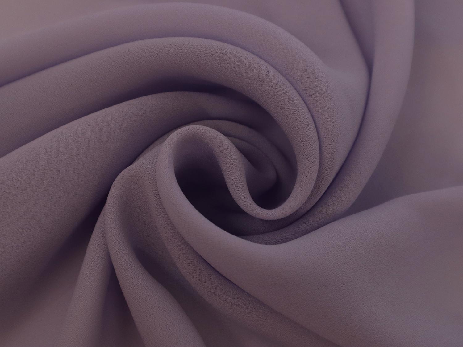 Polyester Double Georgette in Pansy