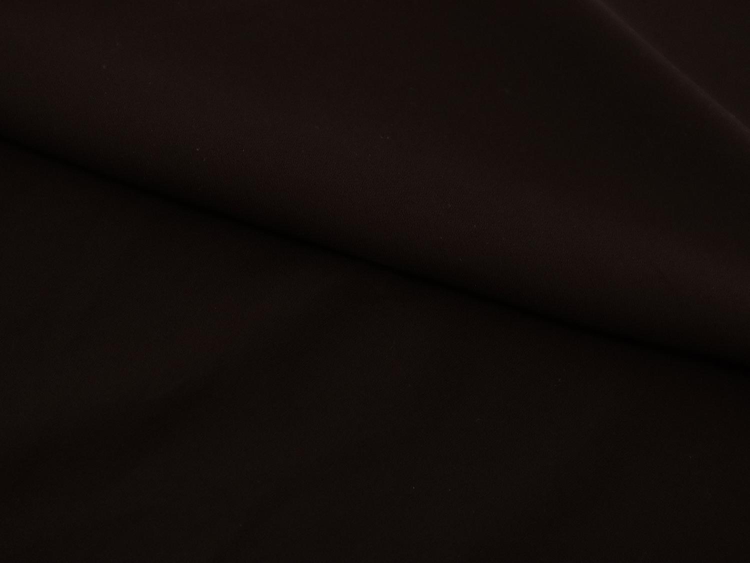 Polyester Double Georgette in Brown