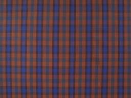Super Fine Wool Blend Plaid Suiting in Rust
