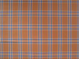 Super 160s Wool Blend Plaid Suiting in Copper