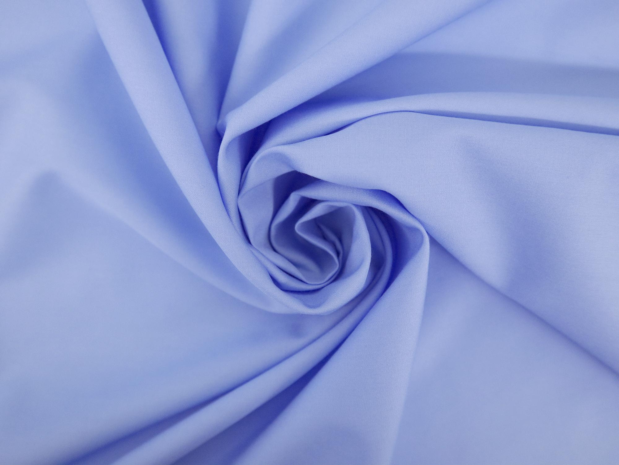 Pima Cotton Broadcloth in Light Cobalt