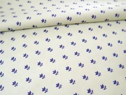 Giza Cotton Sateen with Petite Floral Print