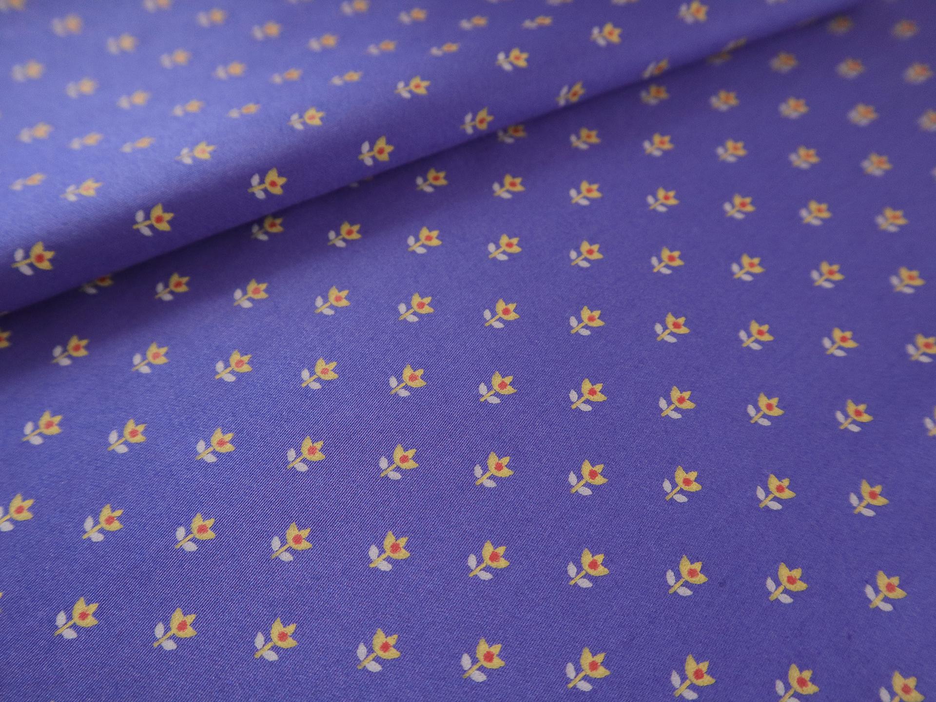 Giza Cotton Sateen with Petite Floral Print