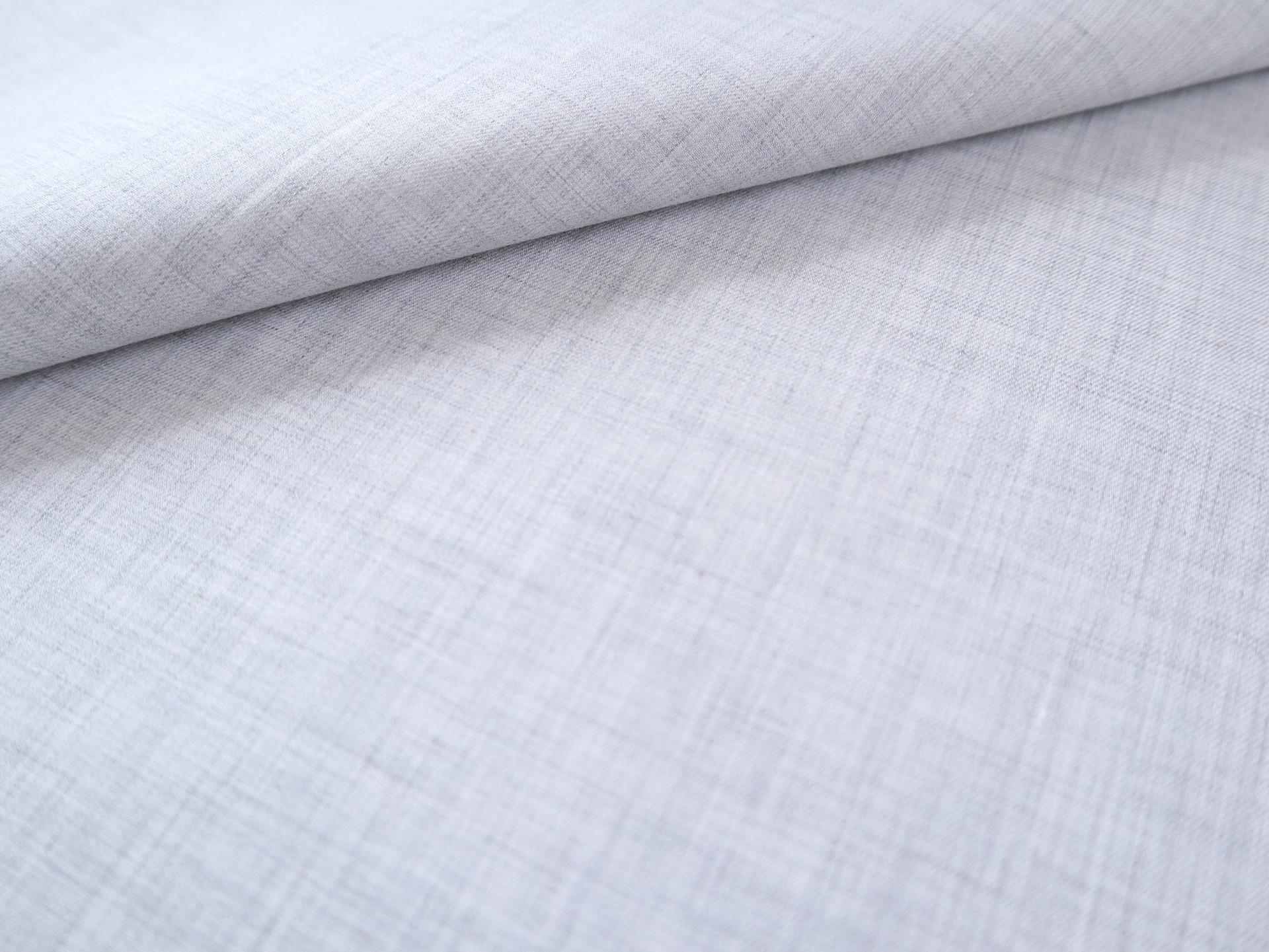 Extrafine Cotton Flannel in Light Heather Grey