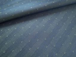 Cotton Dobby Sateen Twill in Indigo & Green