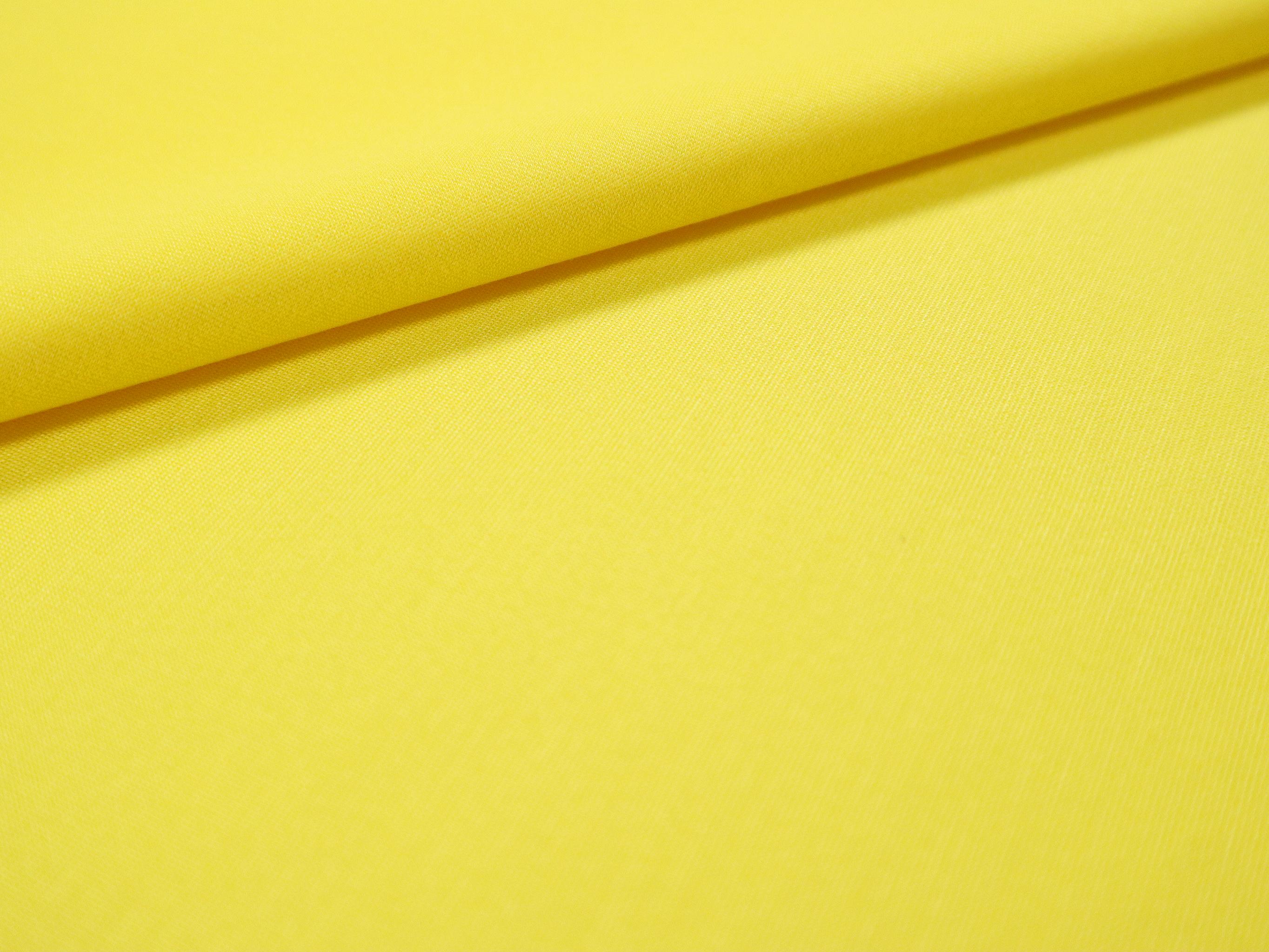 Lightweight Rayon Blend Ponte Knit in Yellow