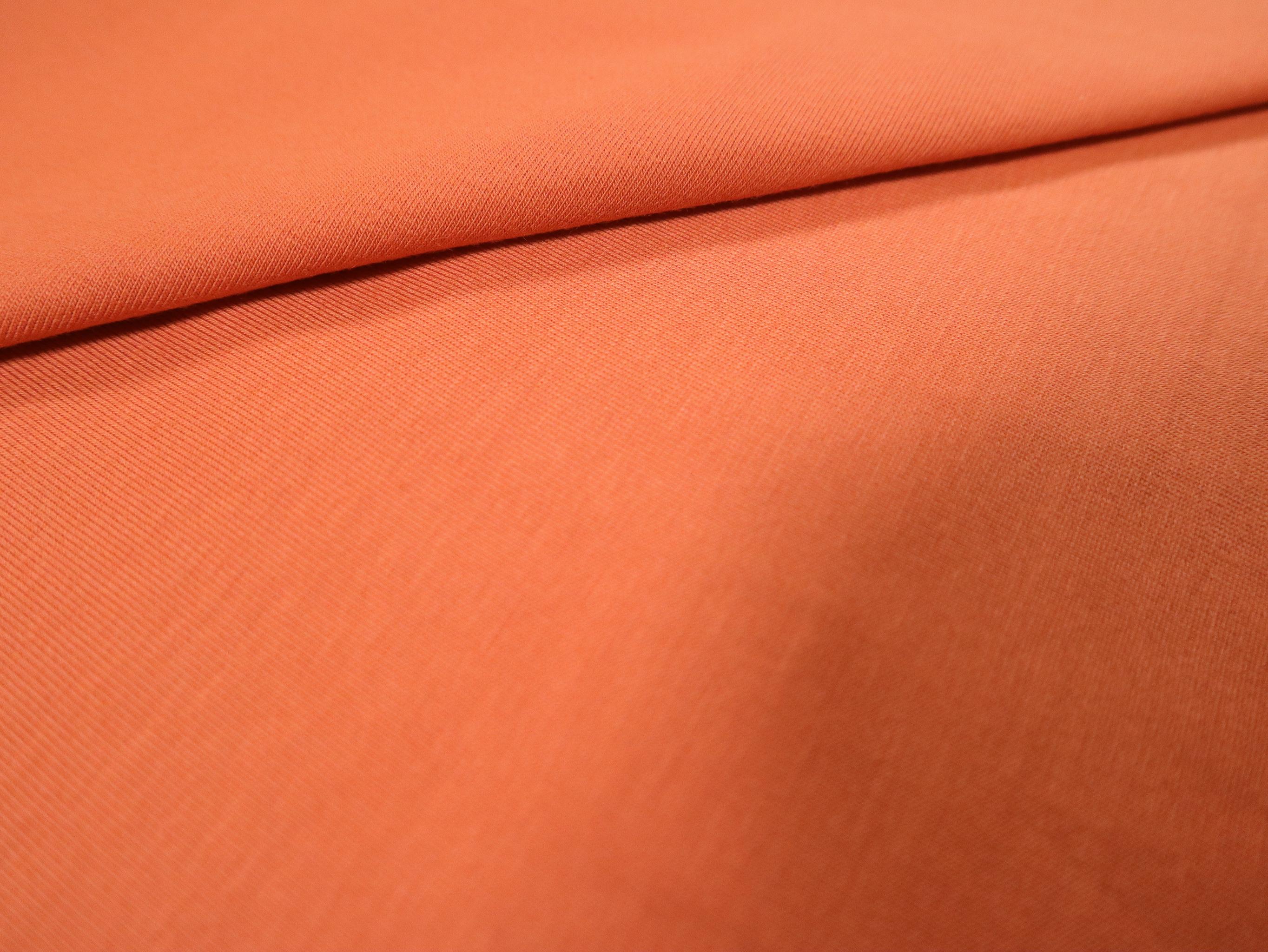 Cotton Spandex Jersey in Terracotta
