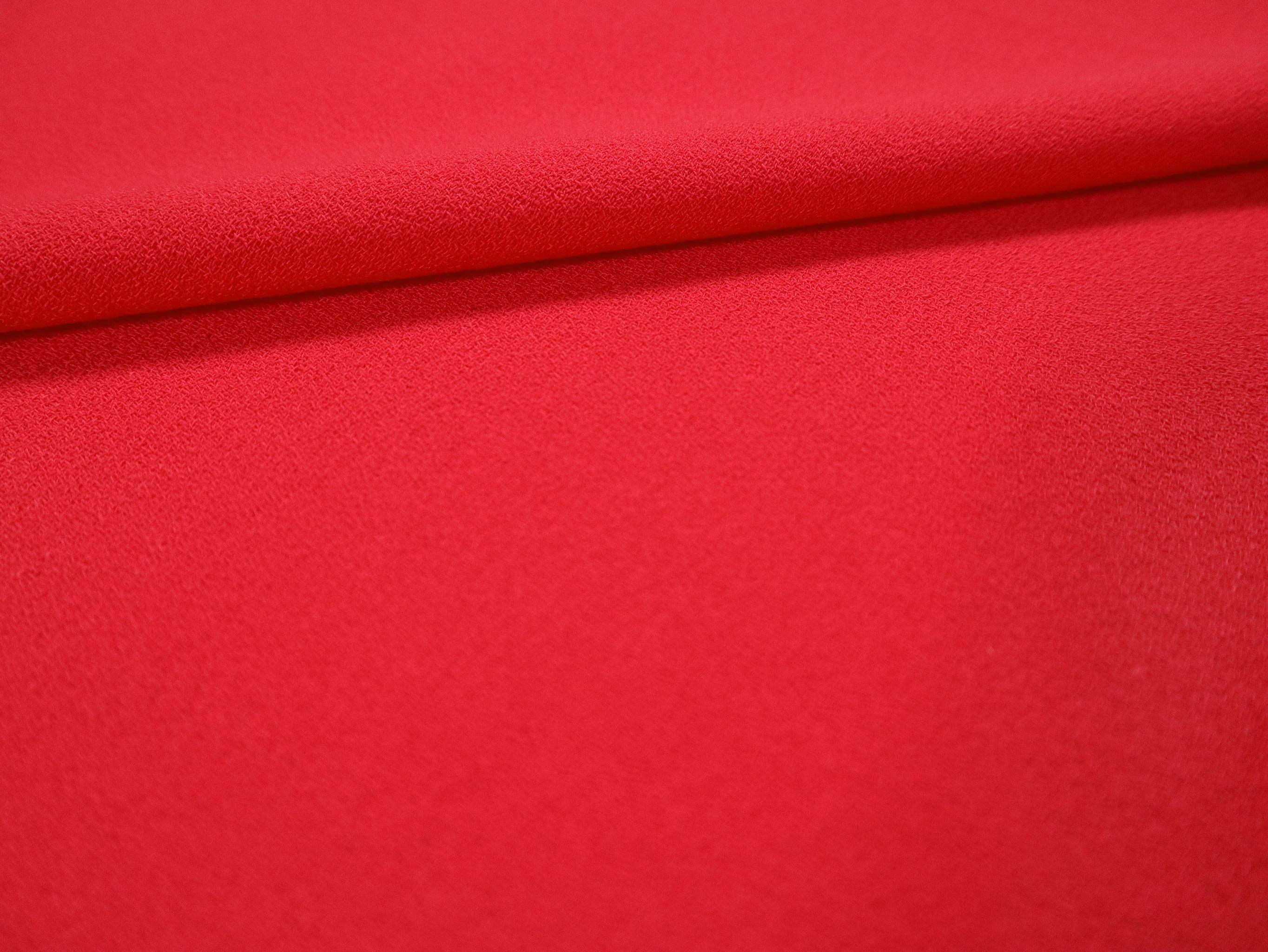 Italian Wool Crepe in Lava