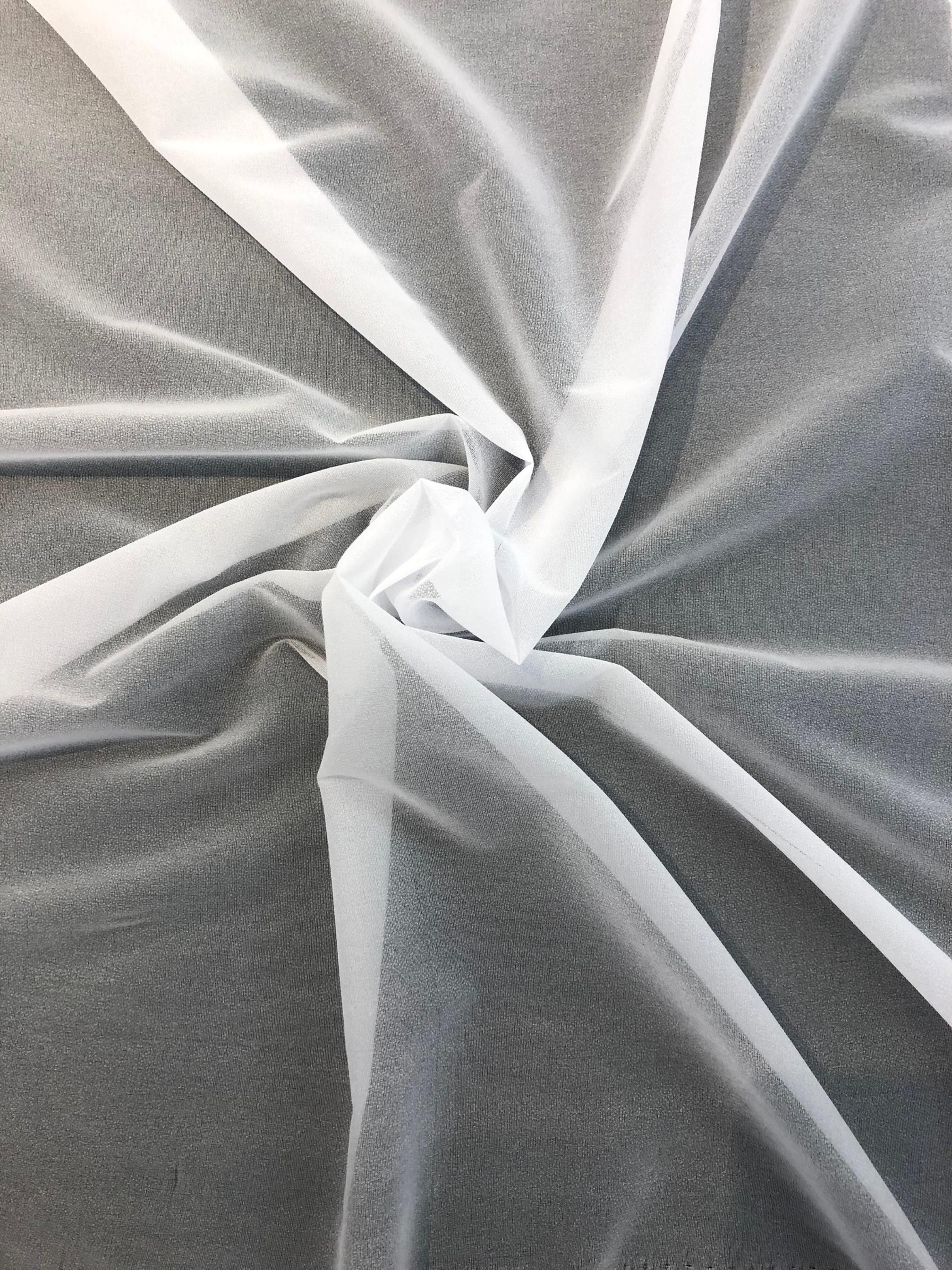 Fusible Chiffon Interfacing in White