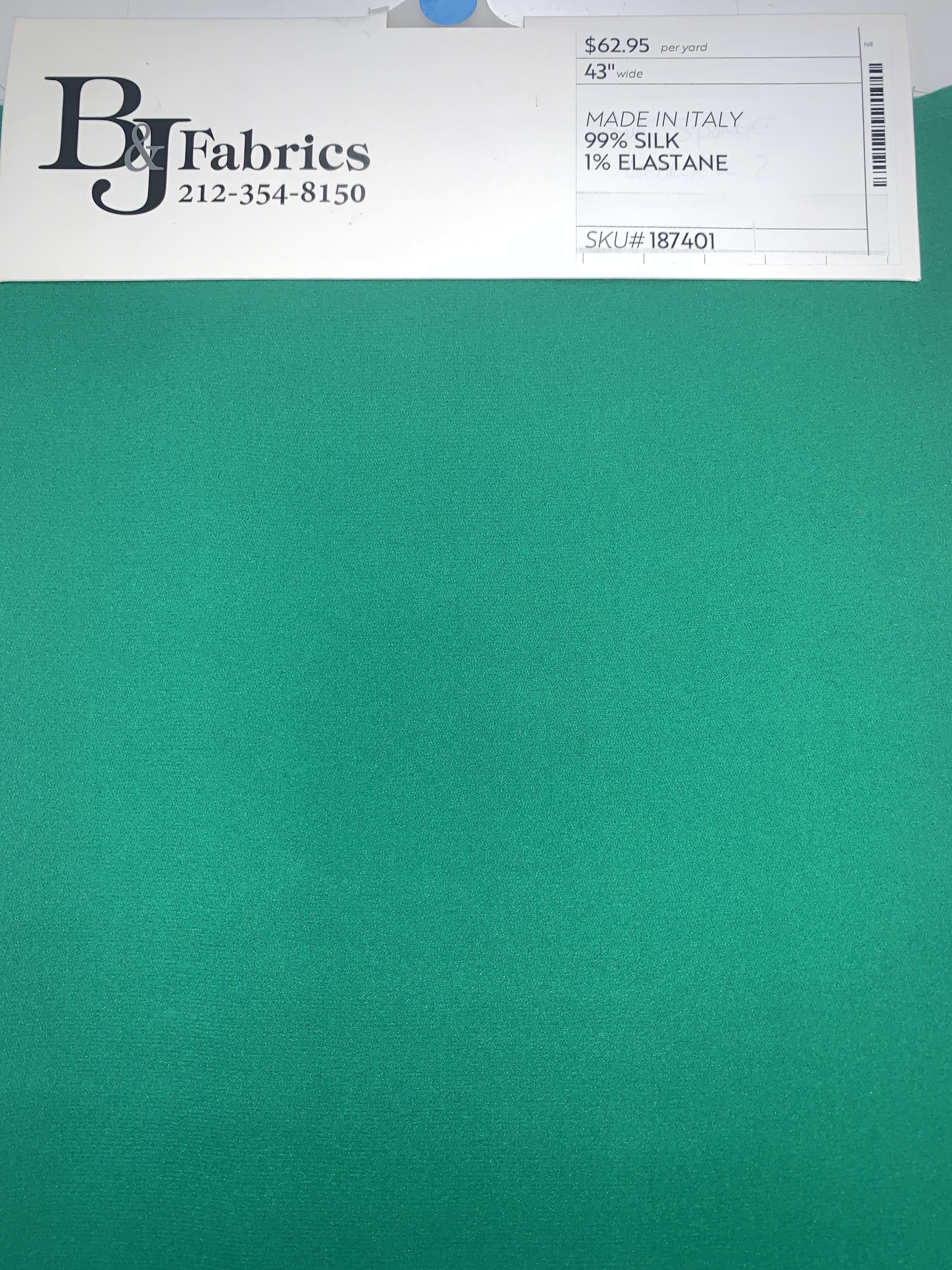 MADE IN ITALY 99% SILK 1% ELASTANE