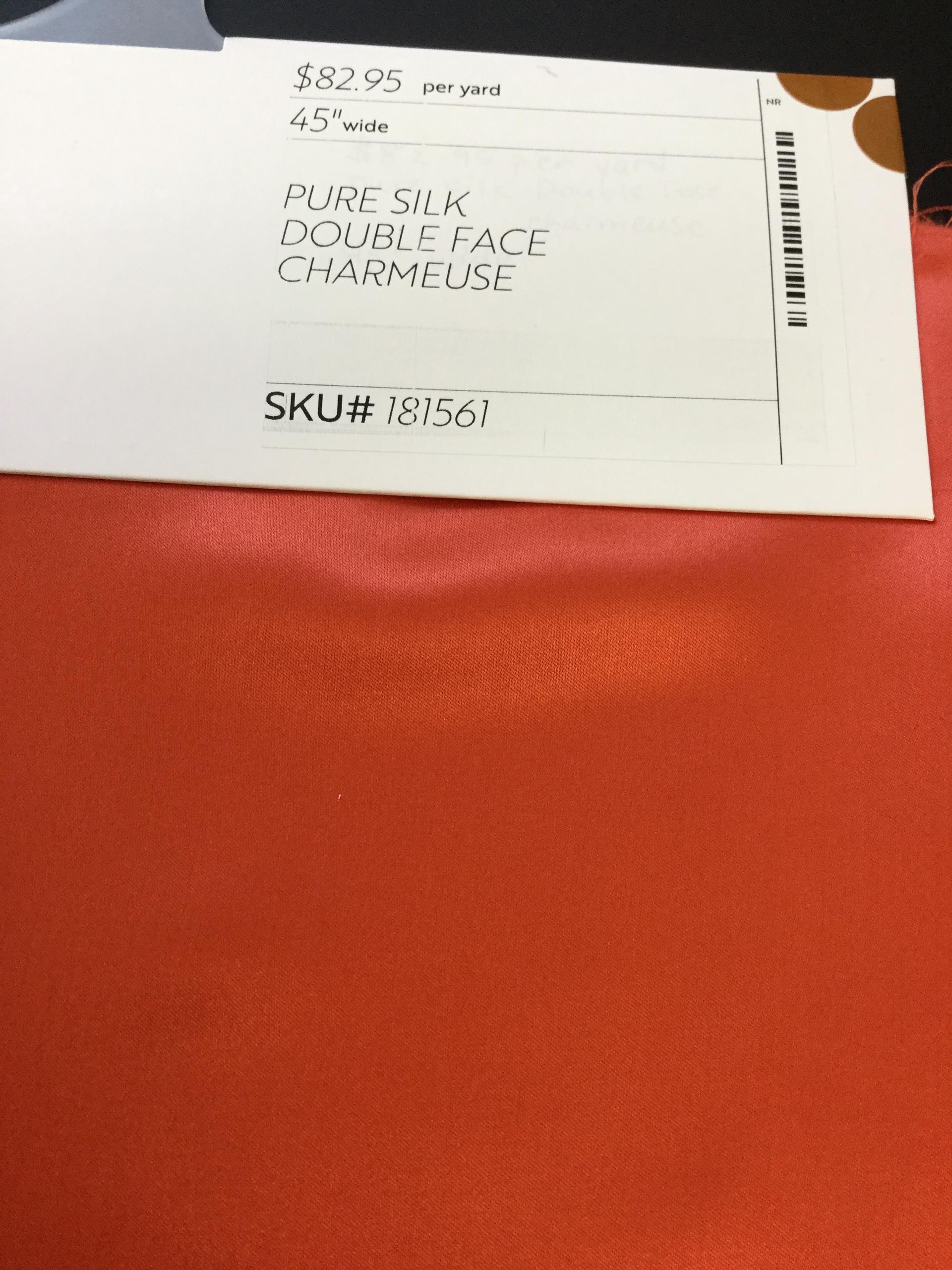 Pure Silk Double Face Charmeuse