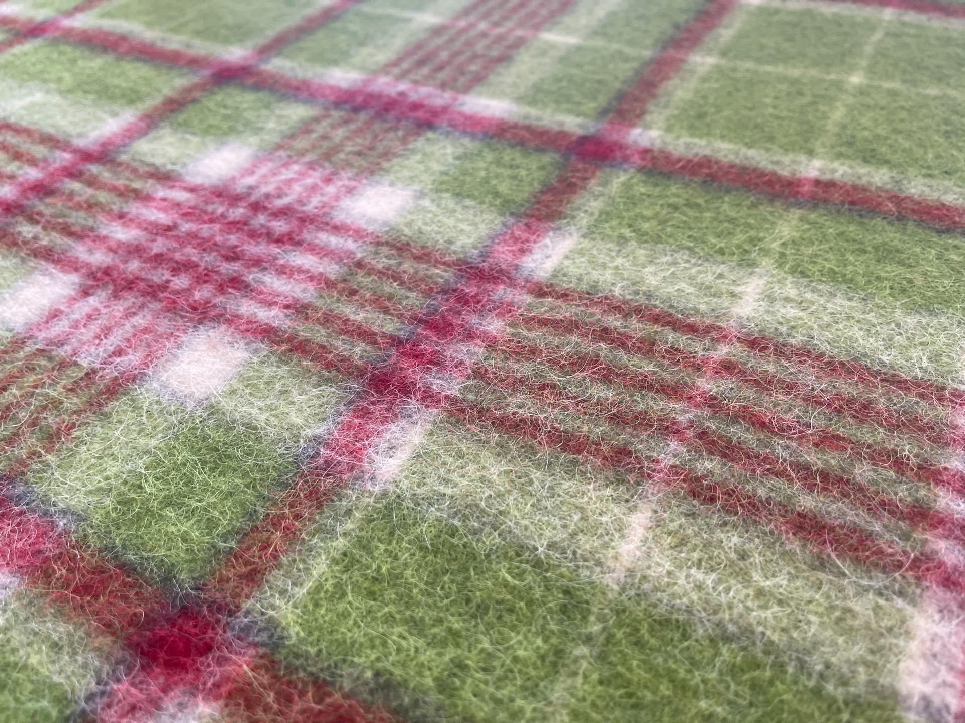 Oversized plaid in Red, Green, & White