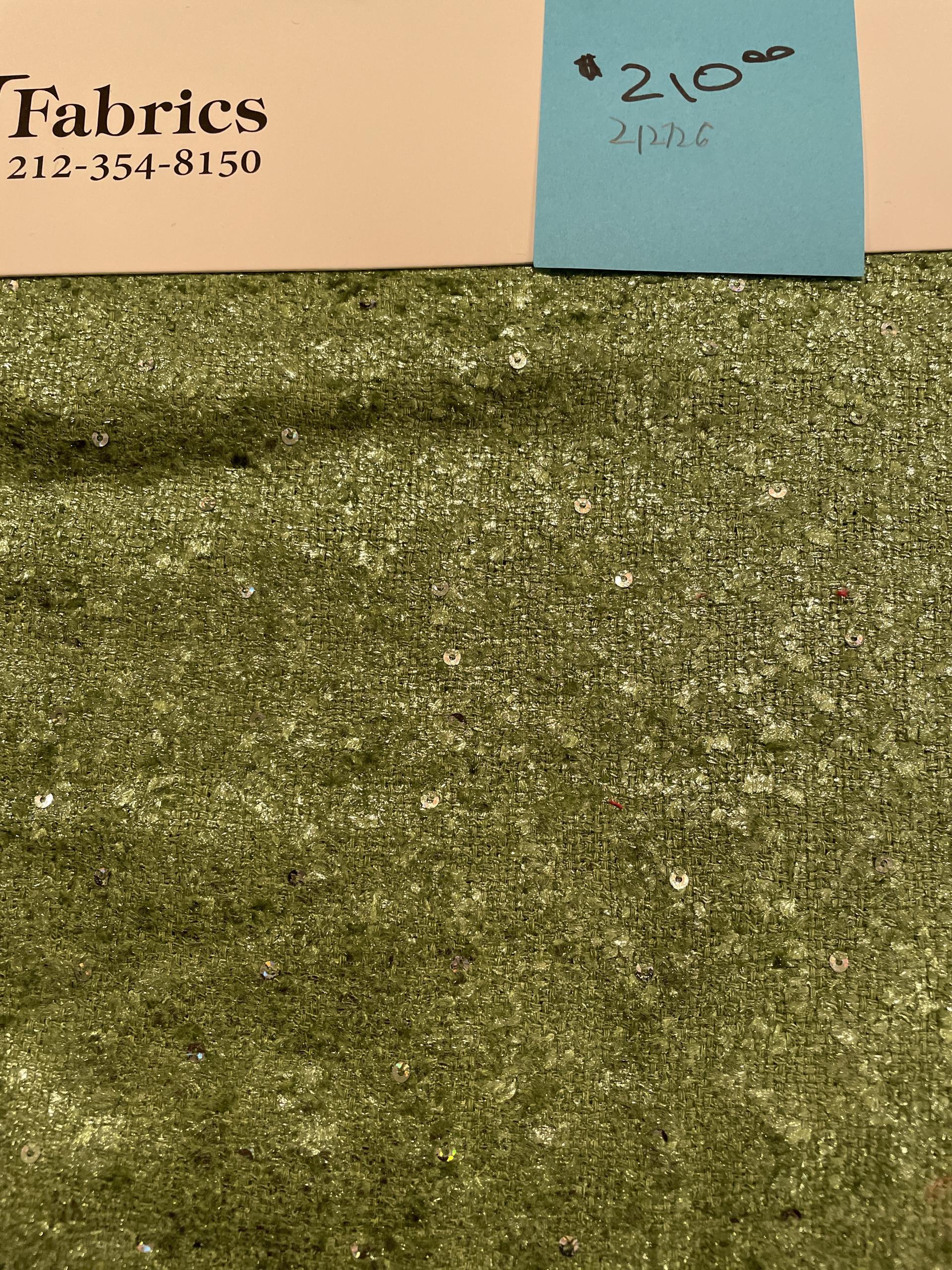 Made in Italy Sequined Metallic Tweed