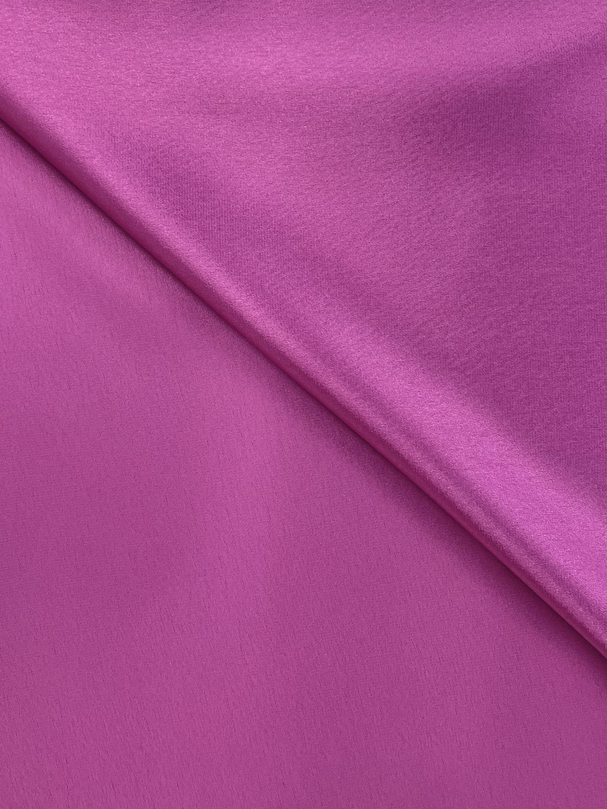 Triacetate/Poly Charmeuse in Raspberry