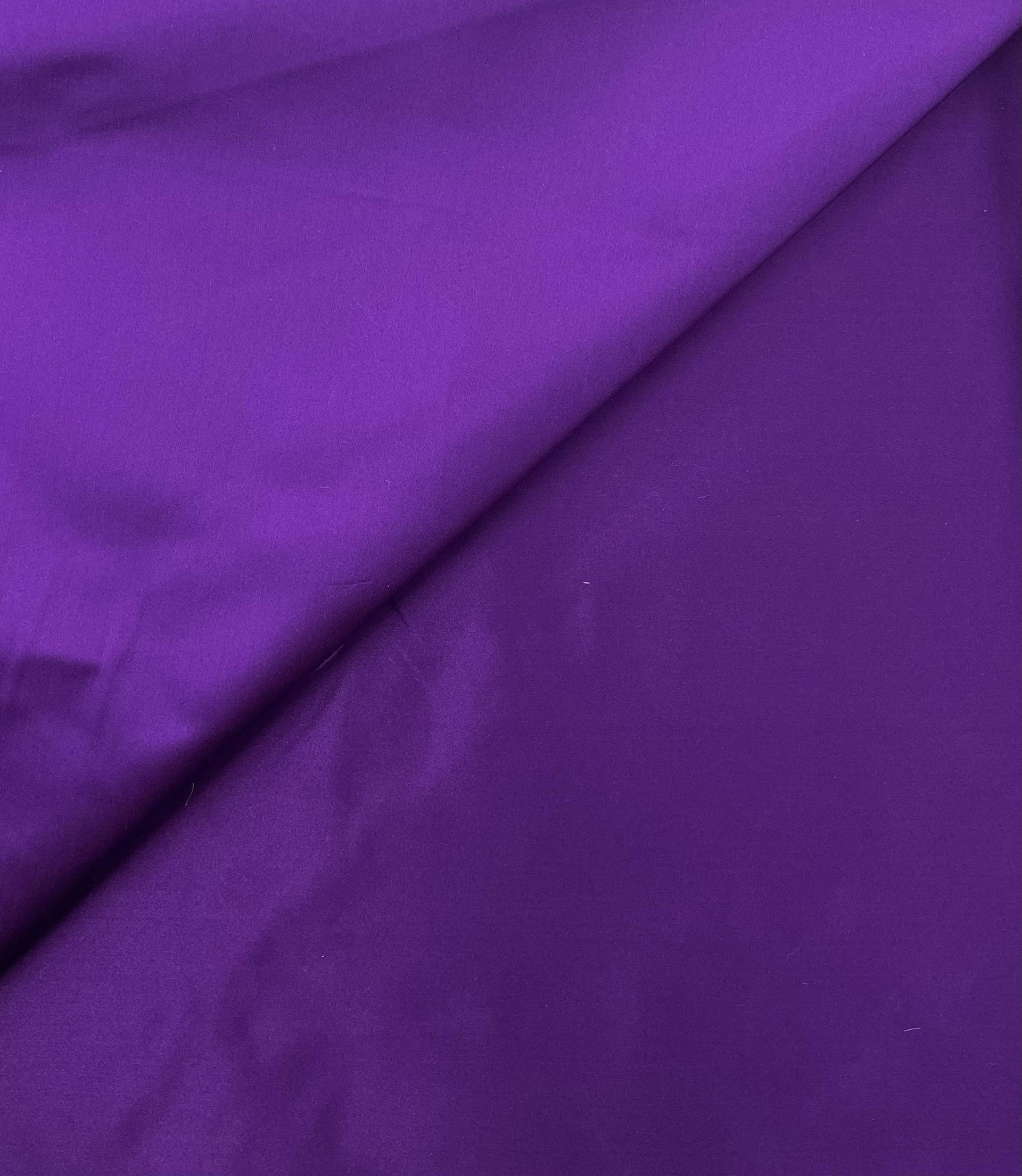 Italian SIlk Duchesse Satin in Royal Purple