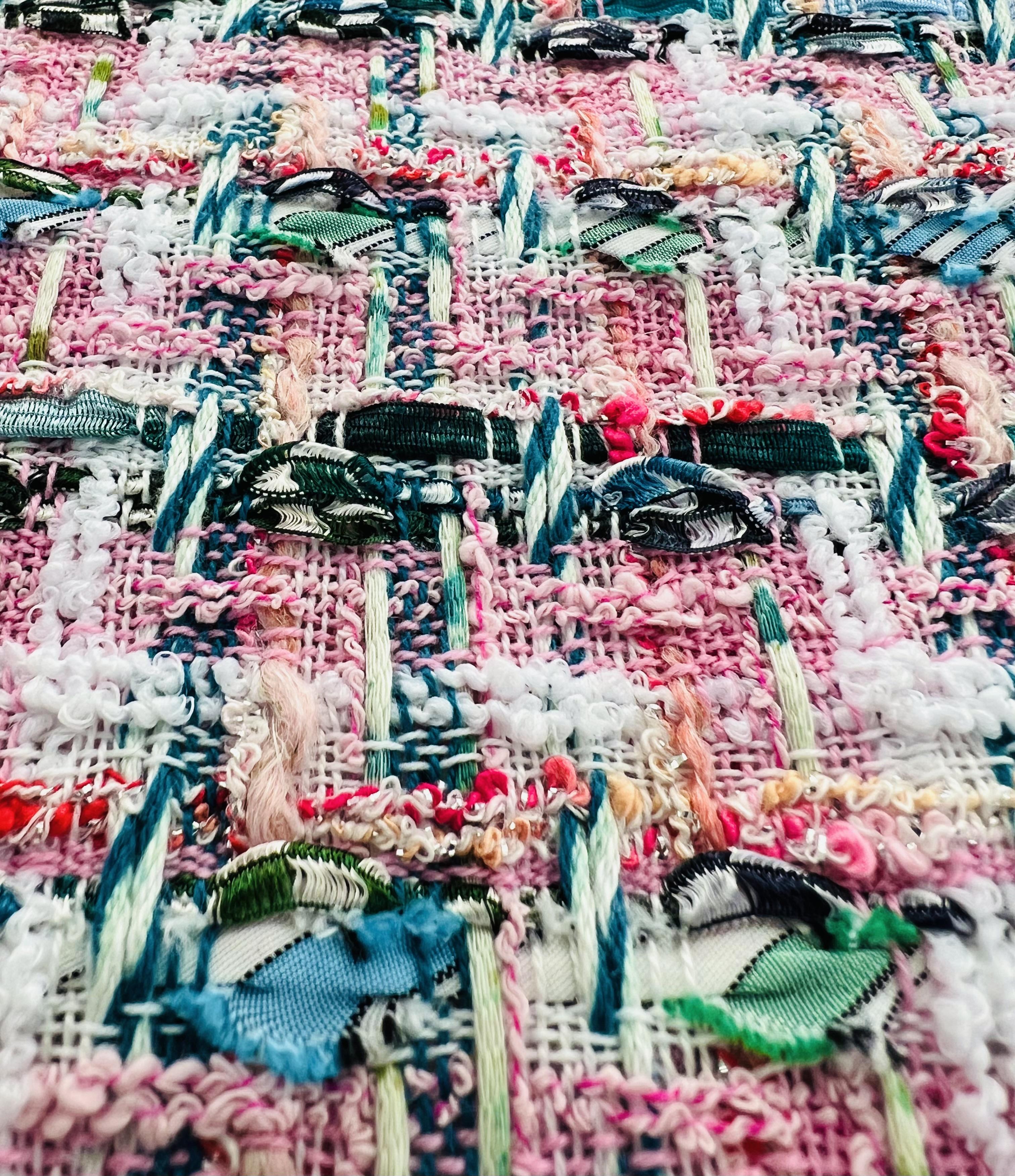 Couture Tweed in Pink