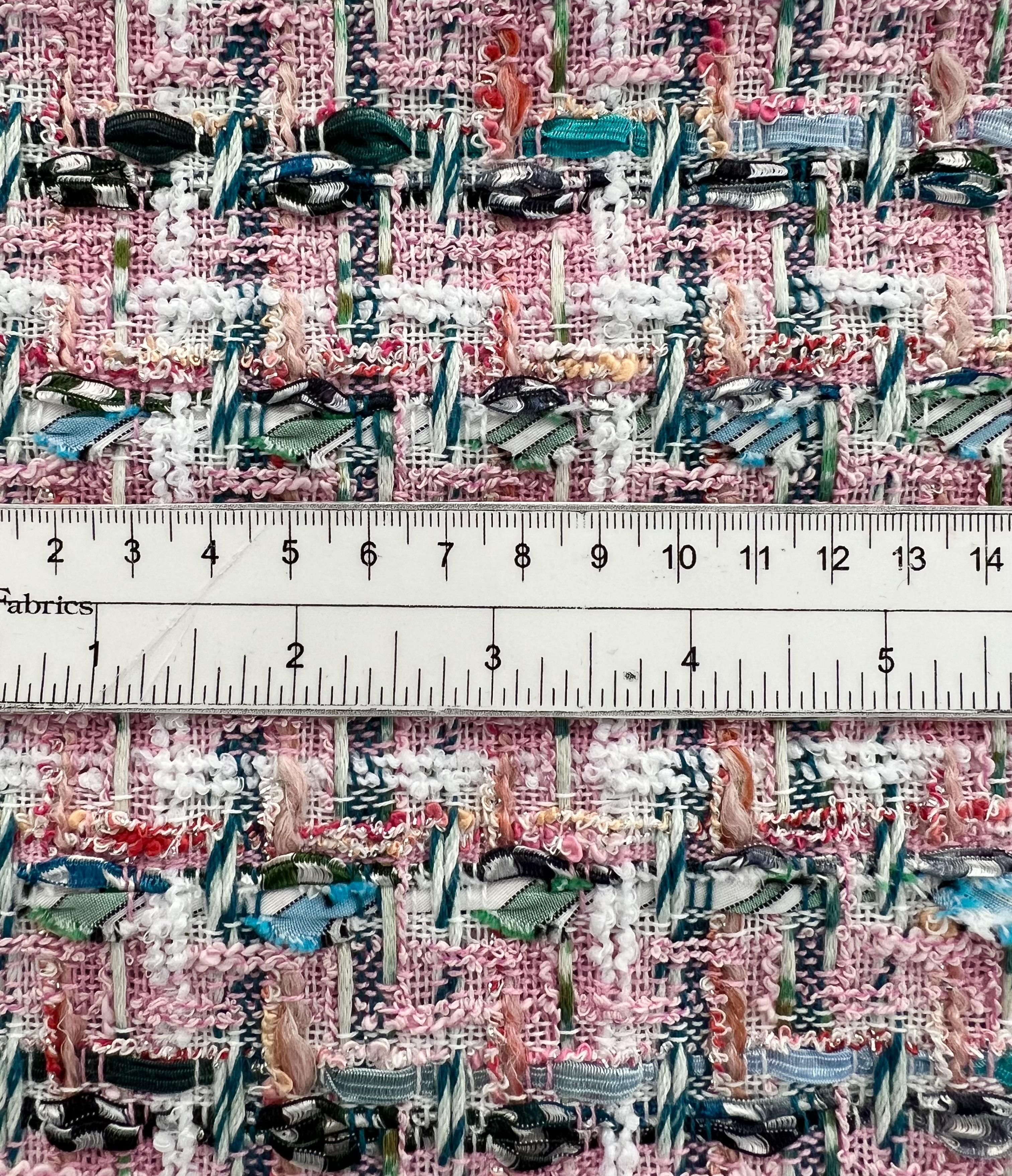 Couture Tweed in Pink