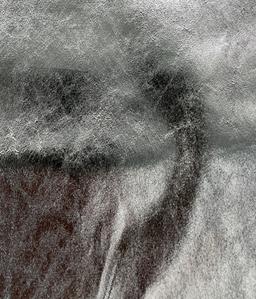 Metallic Coated Stretch Viscose in Silver