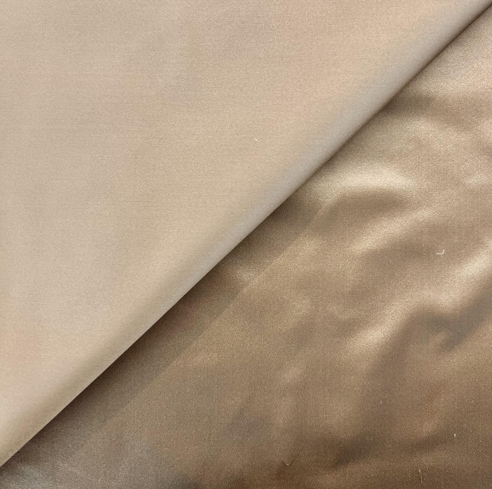 Pure Silk Satin in Dark Taupe