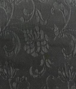 Vintage Silk Matelassé in Black