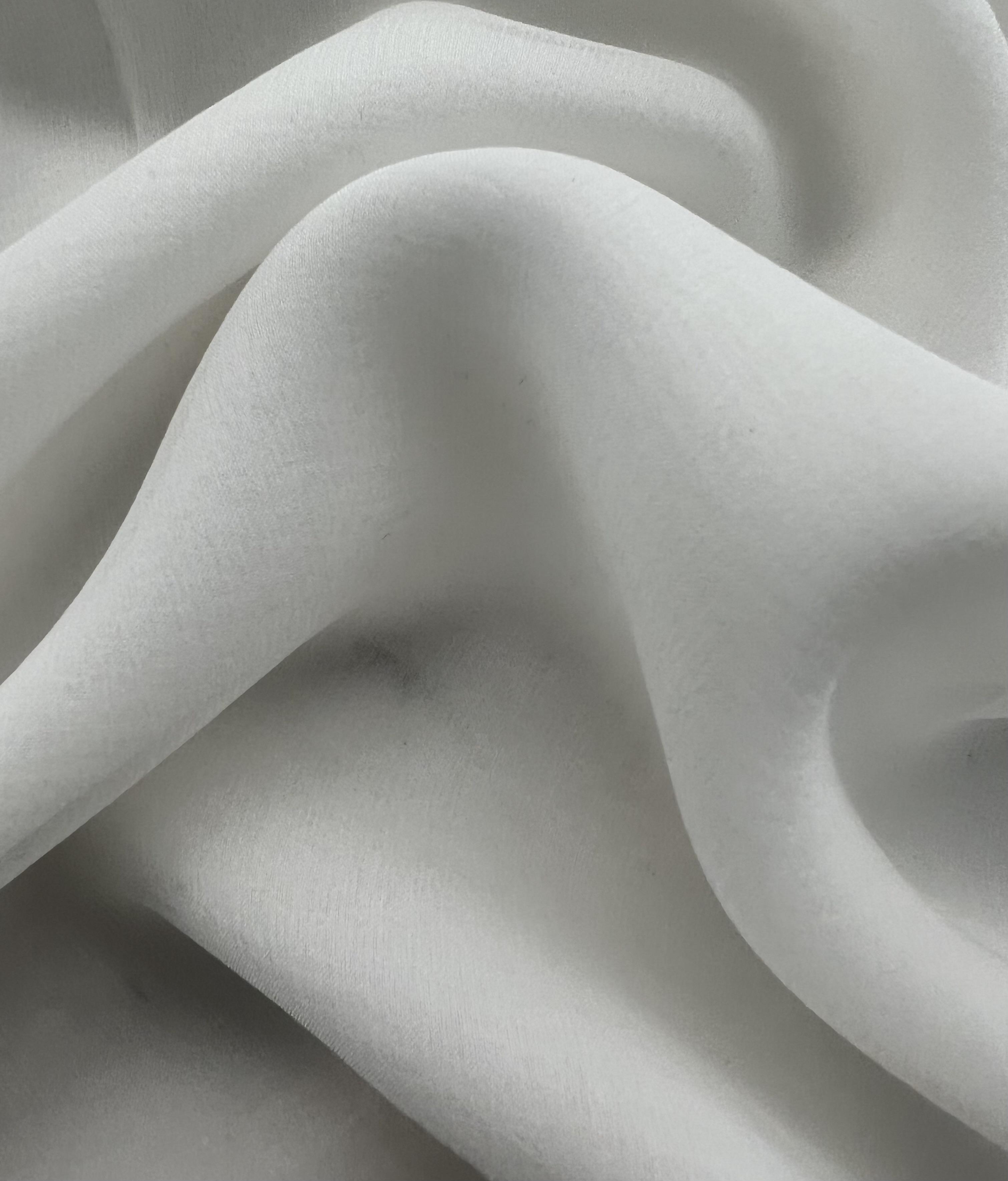 MADE IN FRANCE PURE SILK CHIFFON