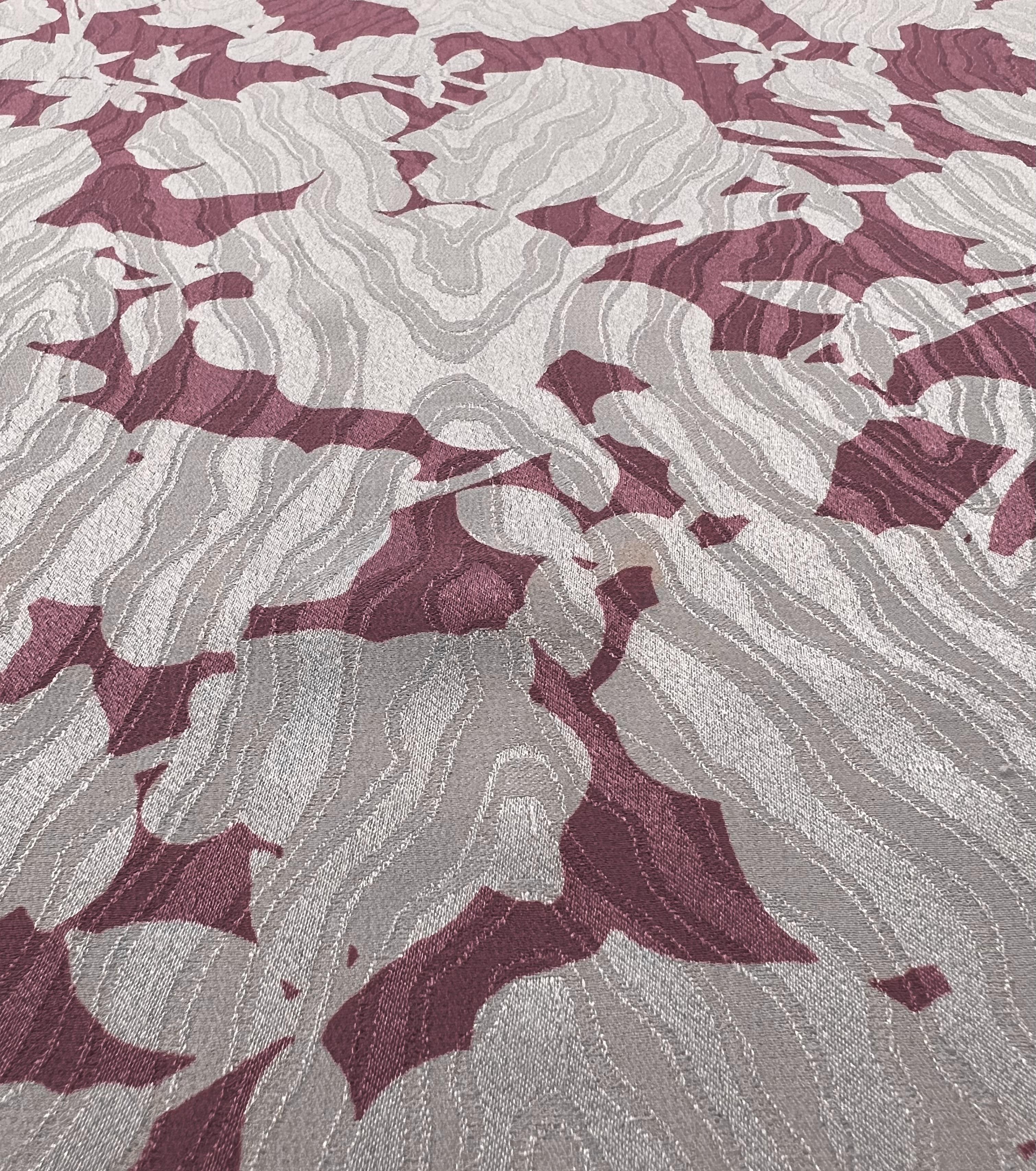 Silk Floral Printed jacquard