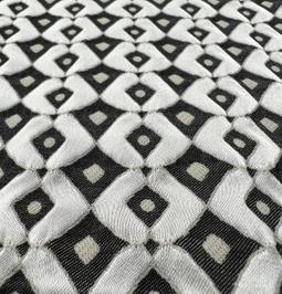 Wrap Stretch Geometric Brocade