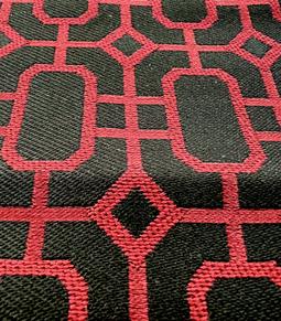 Wool Blended Geometric Brocade 