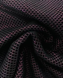 Royal Purple Metallic Foiled Polyester Fishnet 