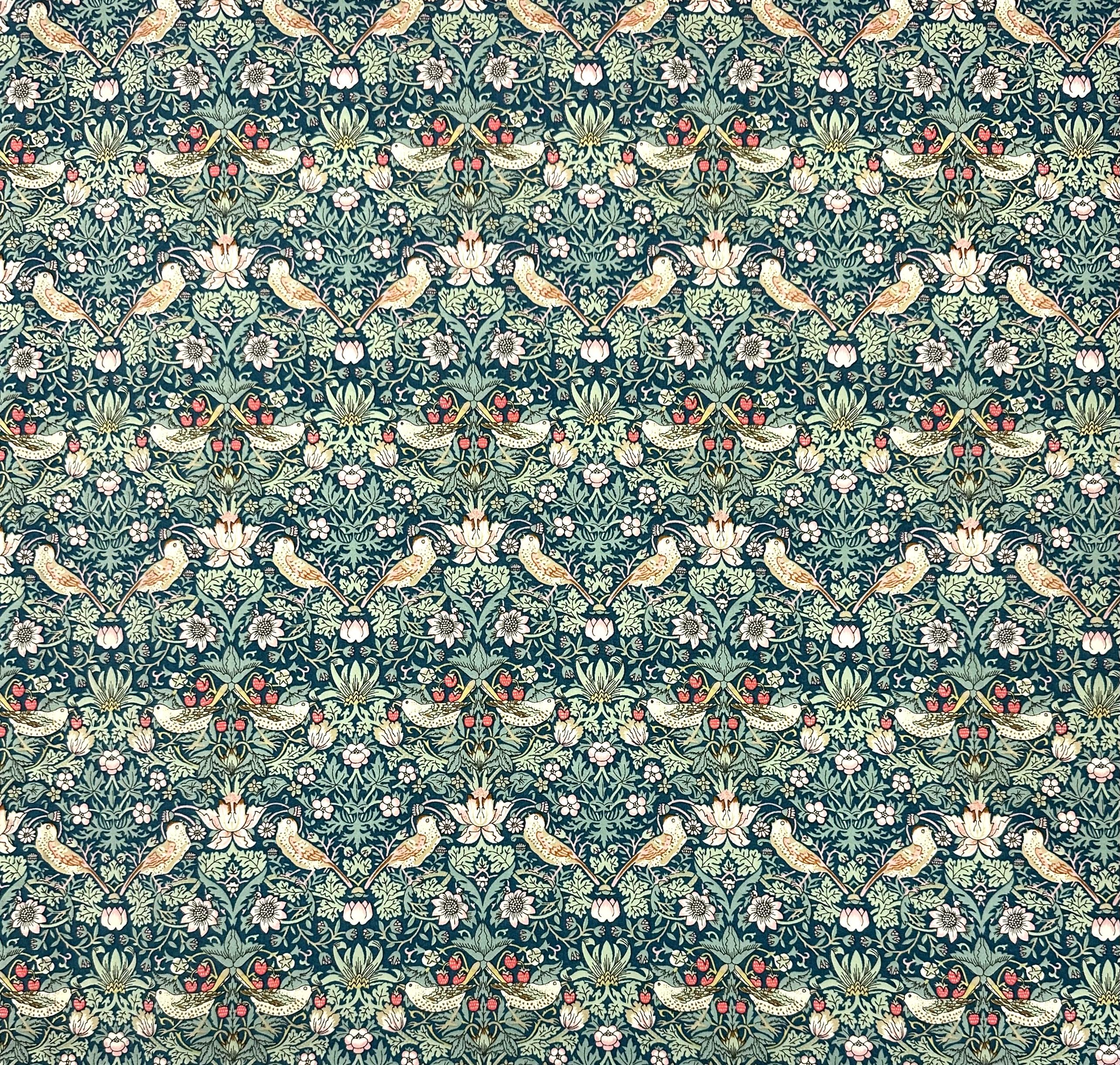 Liberty of London Cotton Lawn Print in Teal