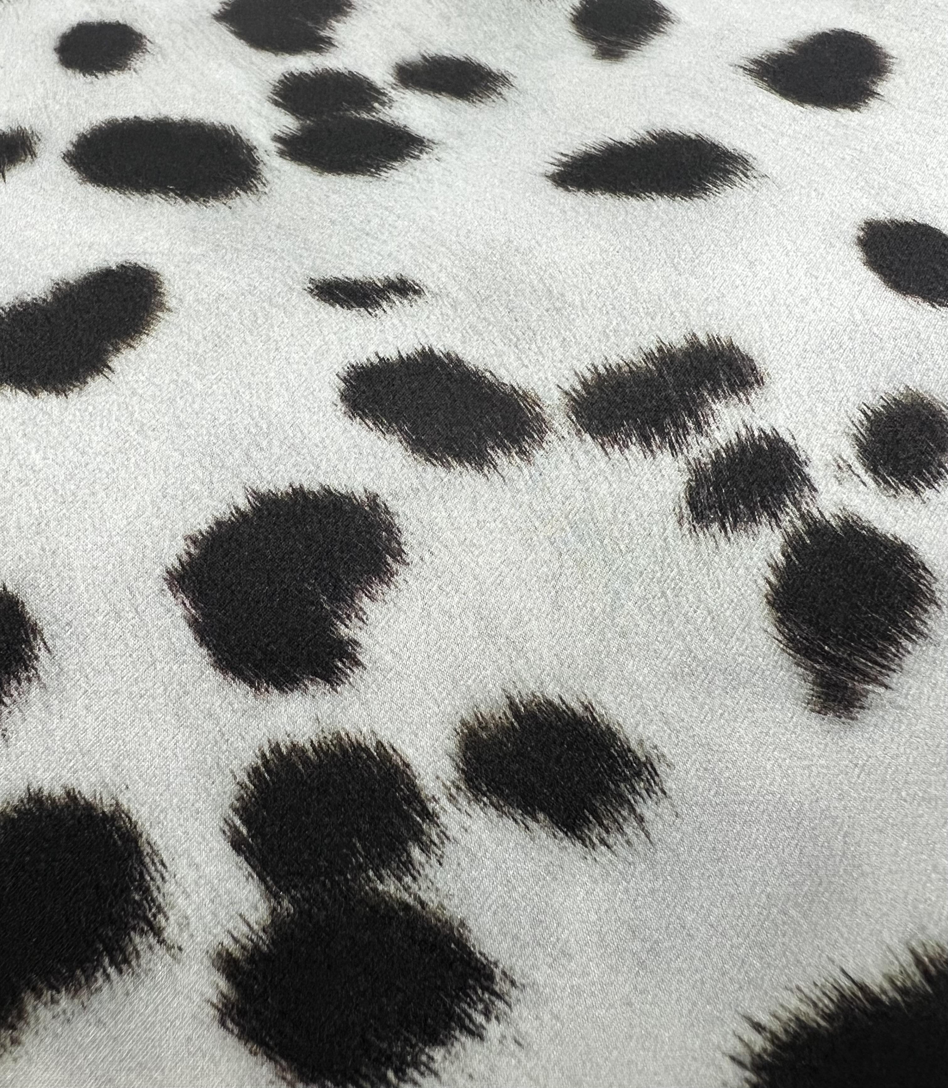 Leopard Prints Silk Charmeuse