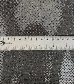 Metallic Shadow Brocade In Silver 