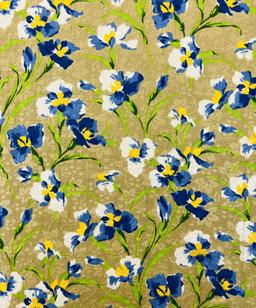 100% SILK PRINTED MATELASSE