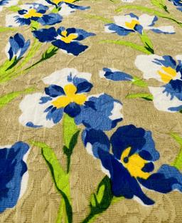 100% SILK PRINTED MATELASSE