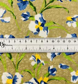 100% SILK PRINTED MATELASSE