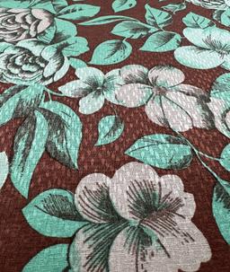 Italian Printed Silk & Wool Jacquard