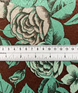 Italian Printed Silk & Wool Jacquard