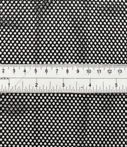 Metallic Silver Foiled Mesh in Black