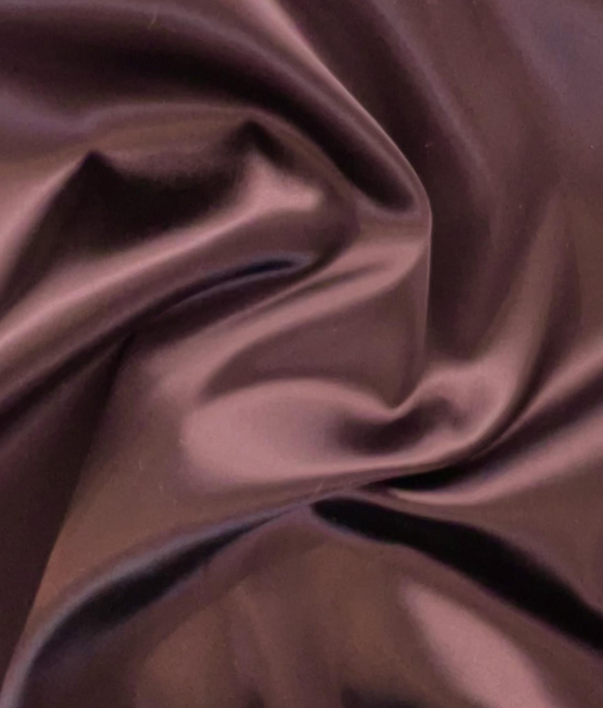 Italian Acetate Stretch Satin in Burgundy