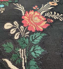 Handloom Brocade in Black