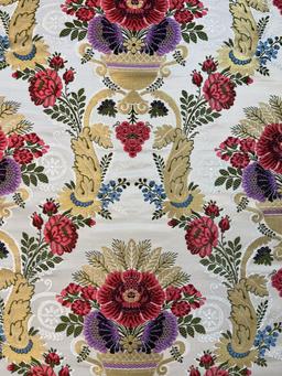 Handloom Brocade in White