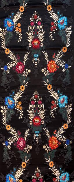 Handloom Brocade in Black