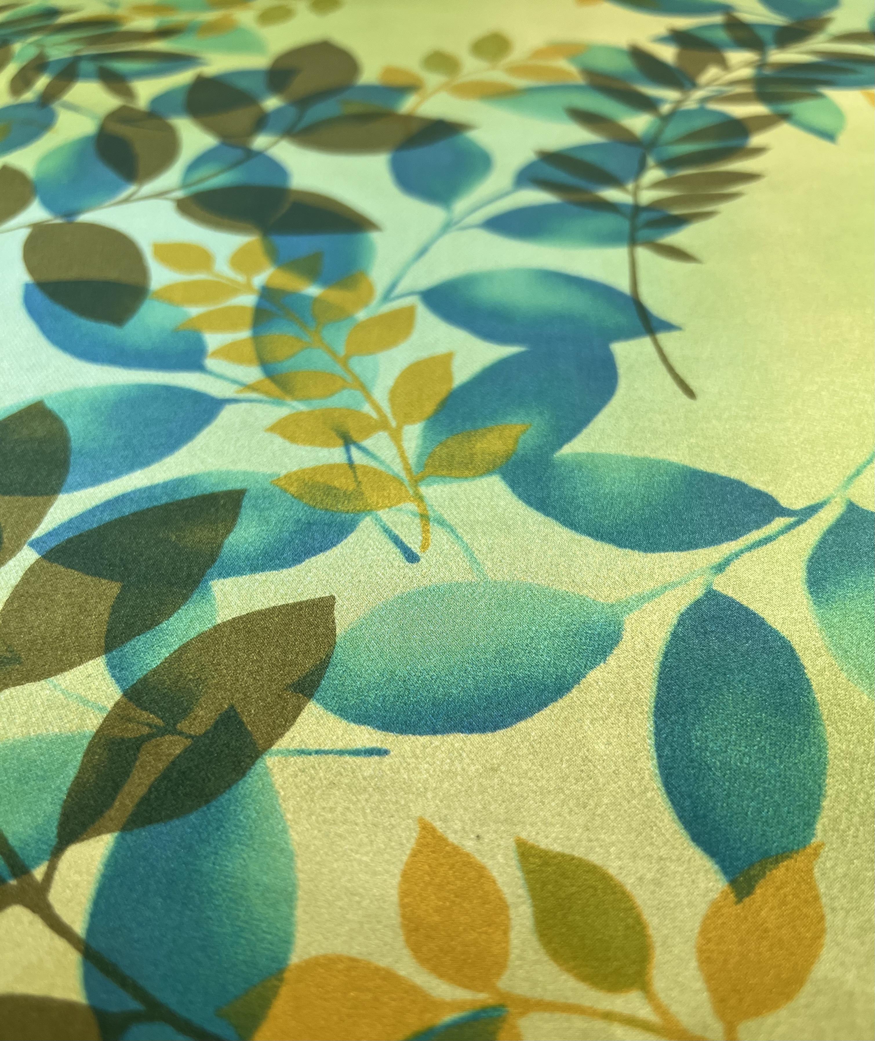 Pierre Cardin Printed Silk Charmeuse