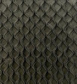 Birdseye Cloqué in Black