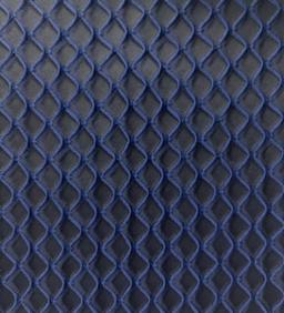 Birdseye Cloqué in Navy