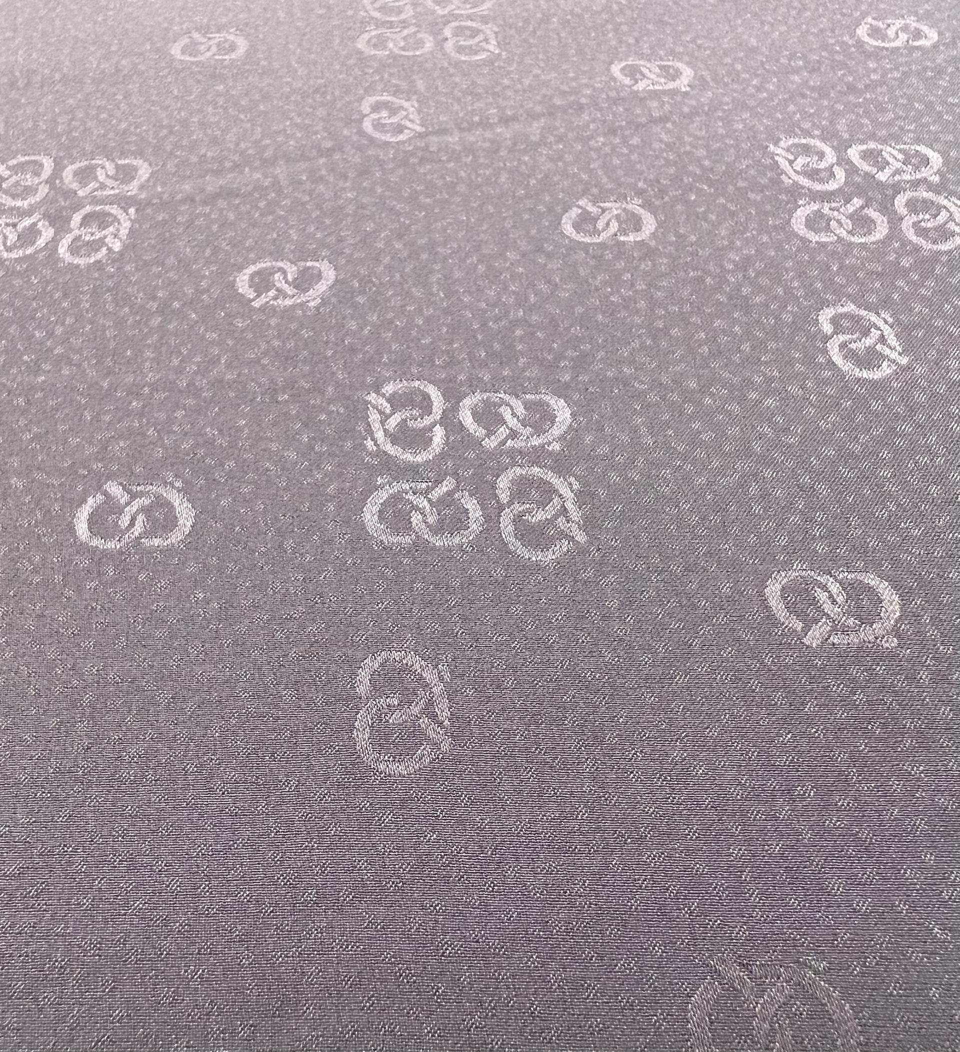 Vintage Silk Jacquard in Grey