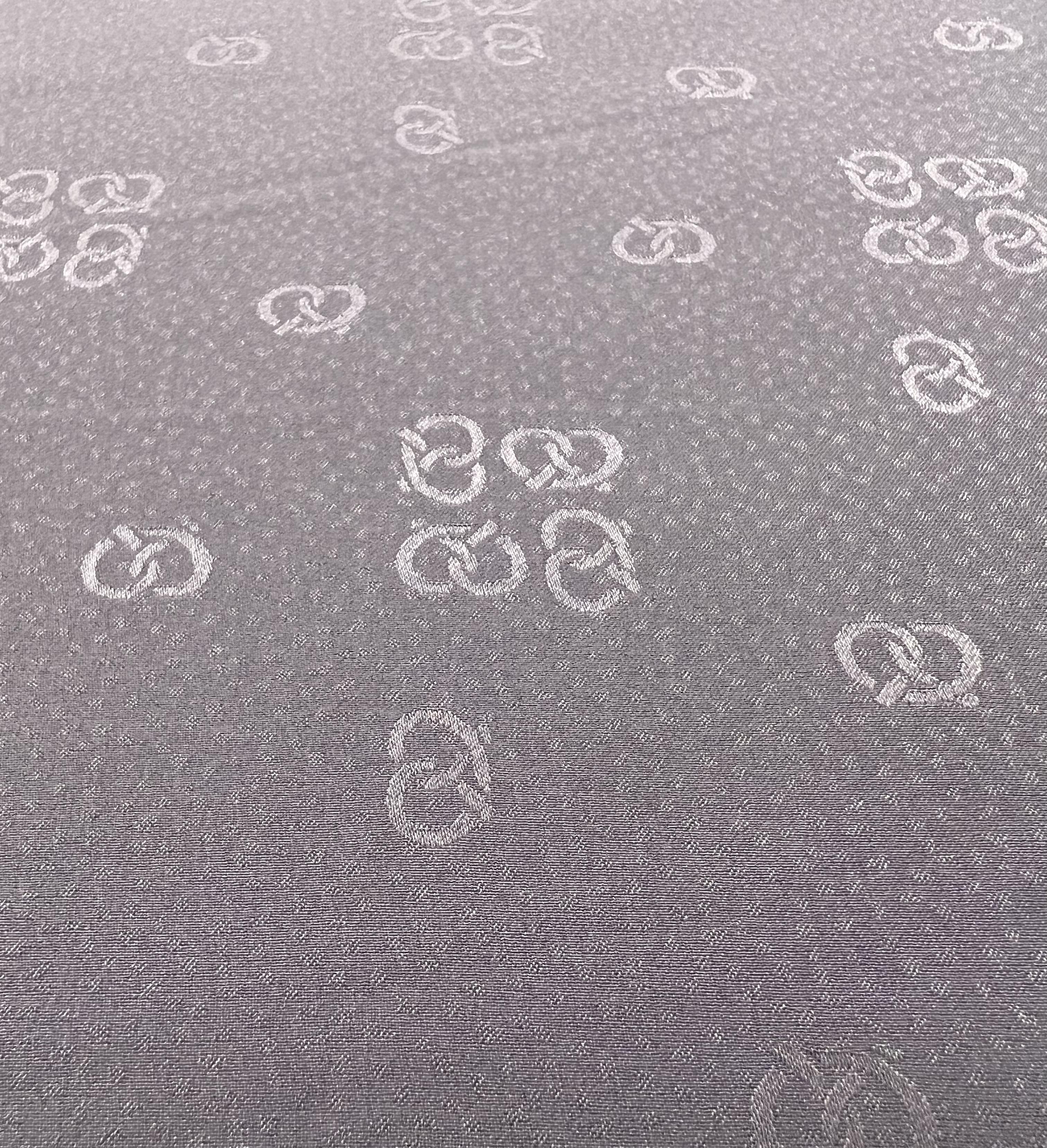 Vintage Silk Jacquard in Grey