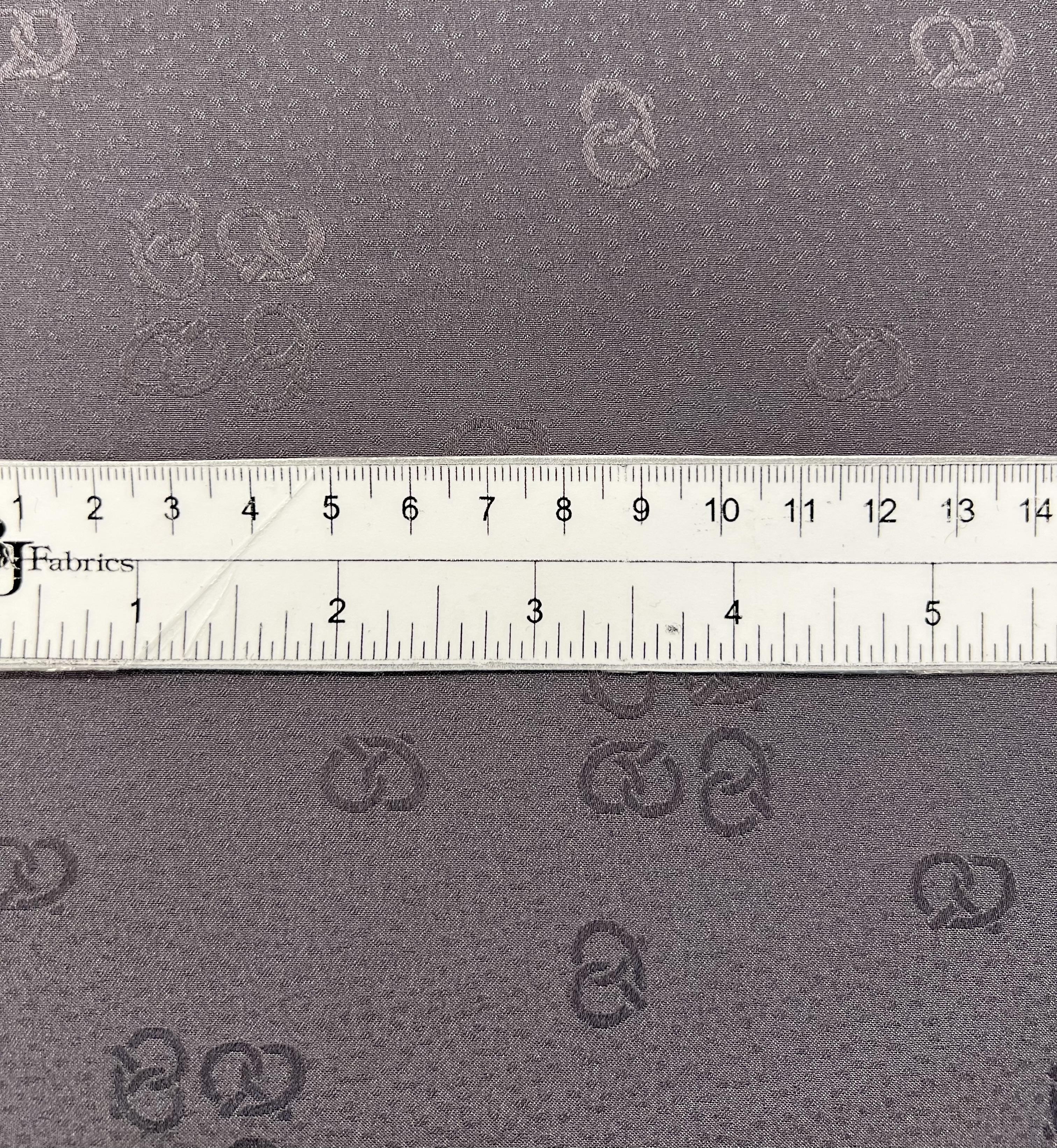 Vintage Silk Jacquard in Grey