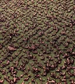 Opalescent Stretch Metallic Brocade in Olive/Bronze