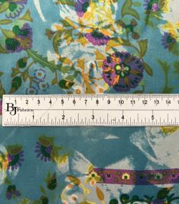 Printed Silk Charmeuse 